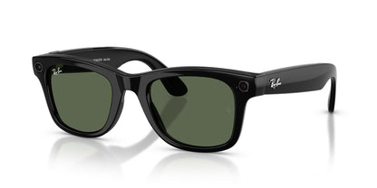 Anteojos De Sol Ray-Ban Meta 0RW4012 Wayfarer Verde/Negro
