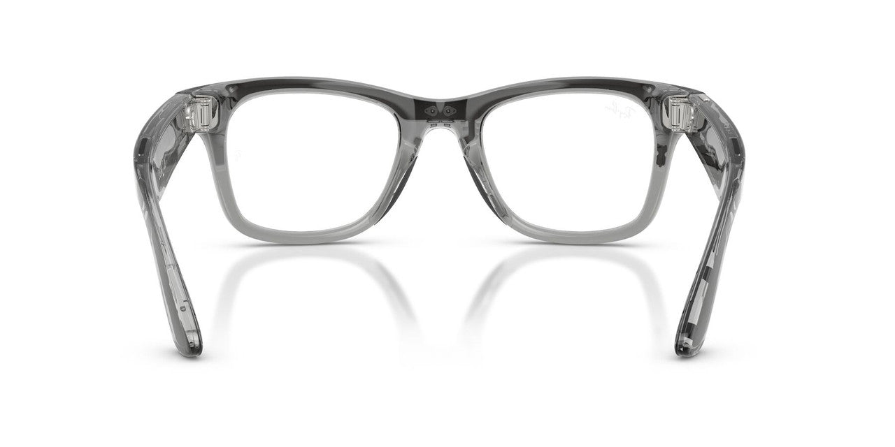 Anteojos De Sol Ray-Ban Meta 0RW4012 Wayfarer Transitions Azul/Gris