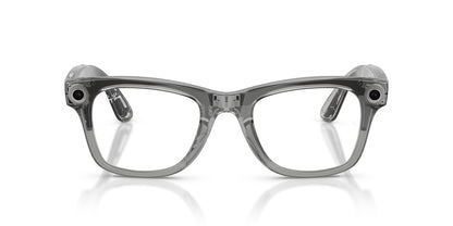 Anteojos De Sol Ray-Ban Meta 0RW4012 Wayfarer Transitions Azul/Gris