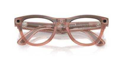 Anteojos De Sol Ray-Ban Meta 0RW4014 Skyler Transitions Café/Durazno