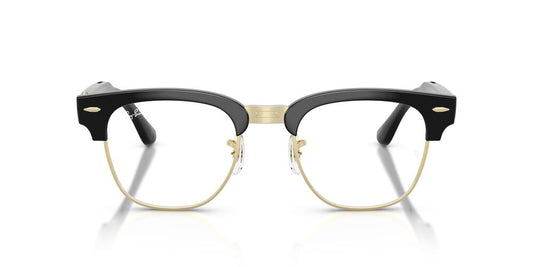 Lentes de Sol Ray-Ban Meta Audio 0RW7004 Clubmaster Negro/Verde Transitions