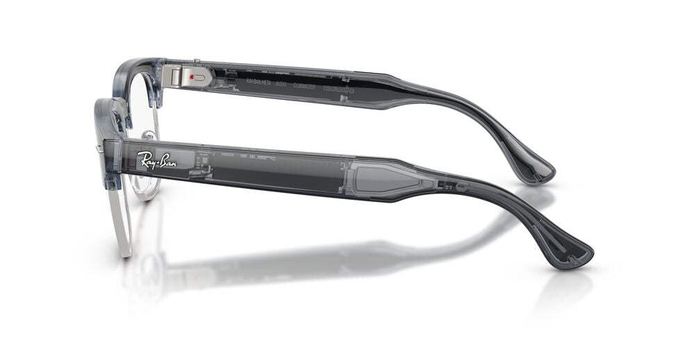 Lentes de Sol Ray-Ban Meta Audio 0RW7004 Clubmaster Azul/Azul Transitions