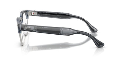 Lentes de Sol Ray-Ban Meta Audio 0RW7004 Clubmaster Azul/Azul Transitions