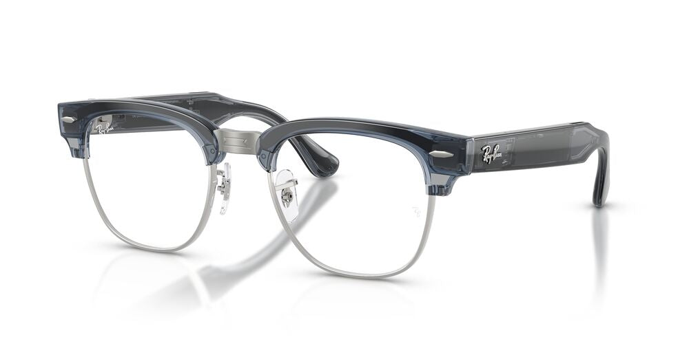 Lentes de Sol Ray-Ban Meta Audio 0RW7004 Clubmaster Azul/Azul Transitions