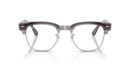 Lentes de Sol Ray-Ban Meta Audio 0RW7004 Clubmaster Morado/Rojo Transitions