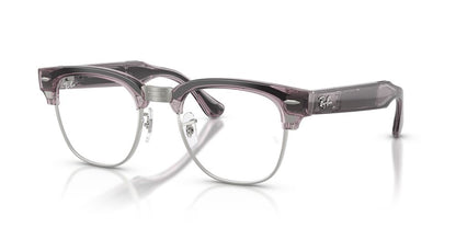Lentes de Sol Ray-Ban Meta Audio 0RW7004 Clubmaster Morado/Rojo Transitions