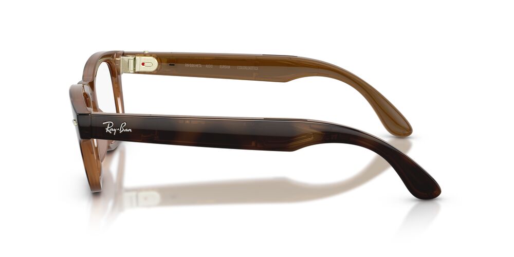 Lentes de Sol Ray-Ban Meta Audio 0RW7005 Burbank Café/Café Transitions