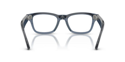 Lentes de Sol Ray-Ban Meta Audio 0RW7005 Burbank Azul/Azul Transitions