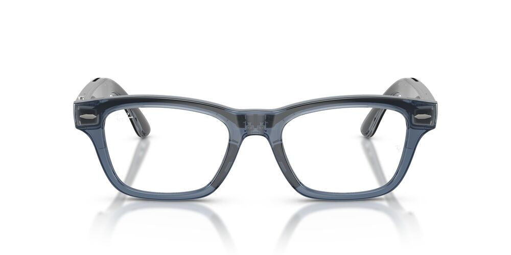 Lentes de Sol Ray-Ban Meta Audio 0RW7005 Burbank Azul/Azul Transitions