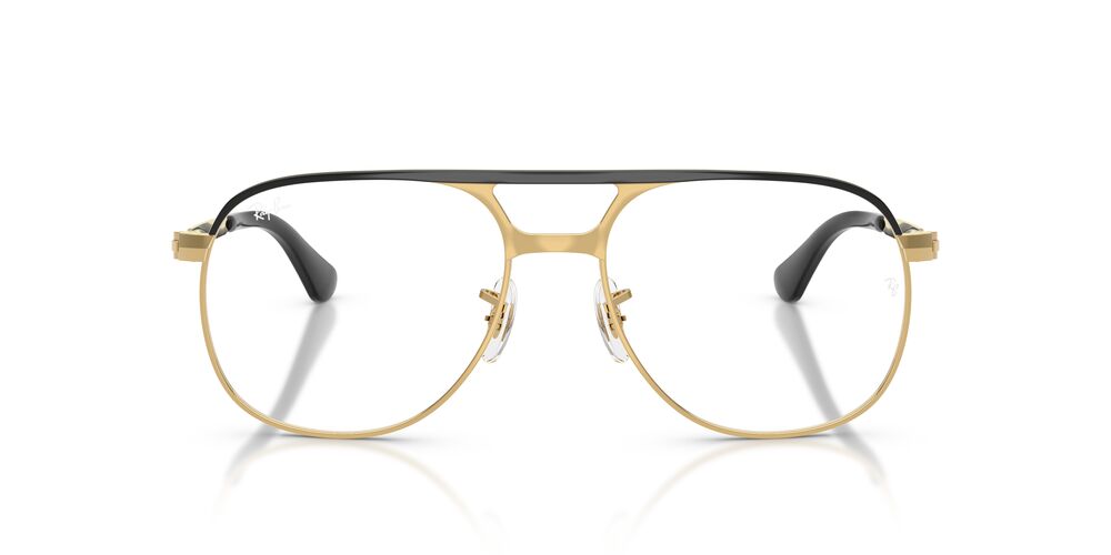 Lentes Ópticos Ray-Ban 0RX3793V Bill Max Negro/Dorado
