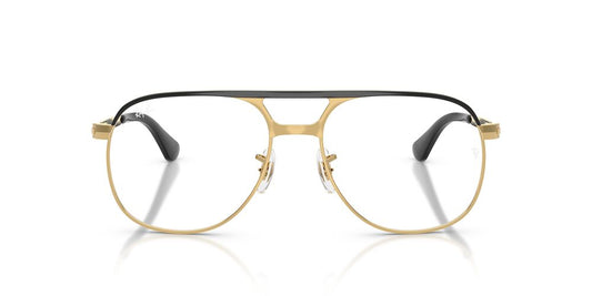 Lentes Ópticos Ray-Ban 0RX3793V Bill Max Negro/Dorado