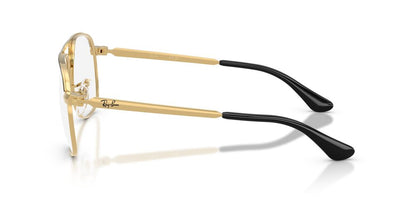 Lentes Ópticos Ray-Ban 0RX3793V Bill Max Negro/Dorado