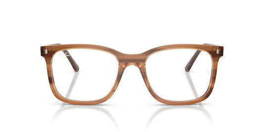 Anteojos Ópticos Ray-Ban 0RX5446 Striped Brown Café