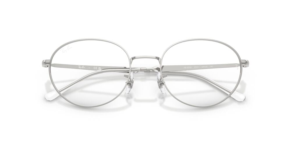 Lentes Ópticos Ray-Ban 0RX6558 Plateado