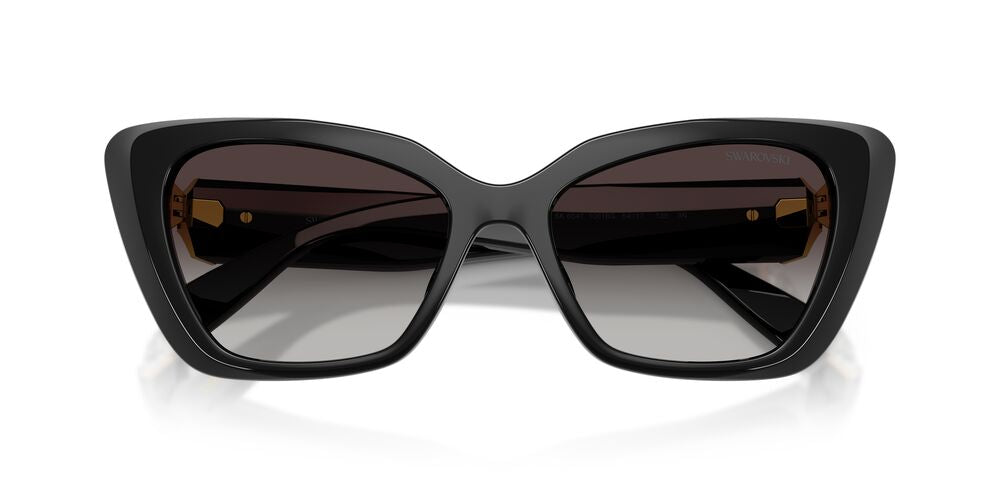 Anteojos De Sol Swarovski SK6047 Black Grey Gradient Gris/Negro