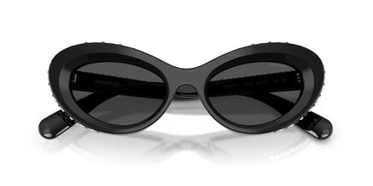 Anteojos De Sol Swarovski 0SK6061U Gris/Negro