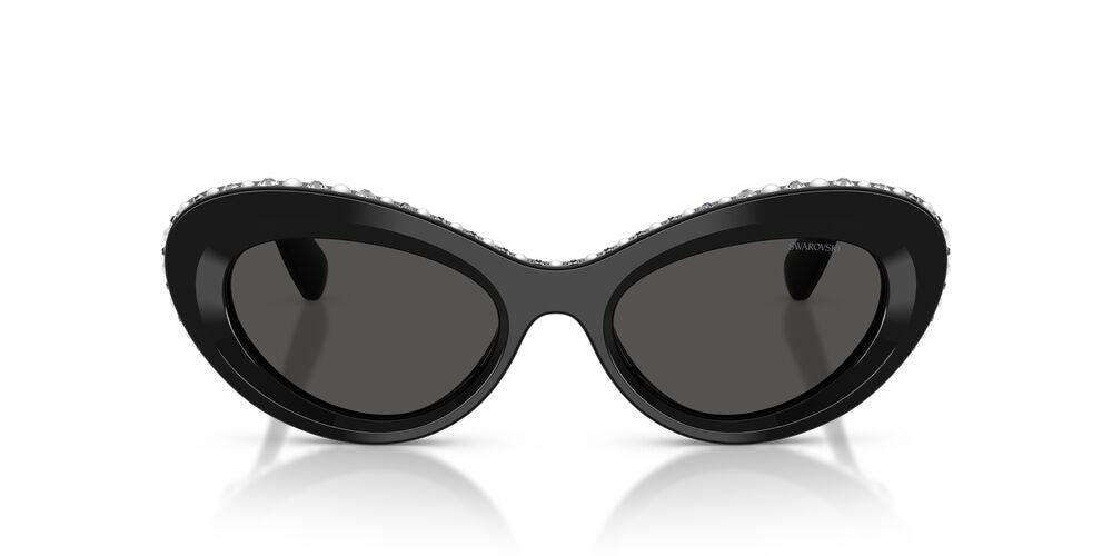 Anteojos De Sol Swarovski 0SK6061U Gris/Negro