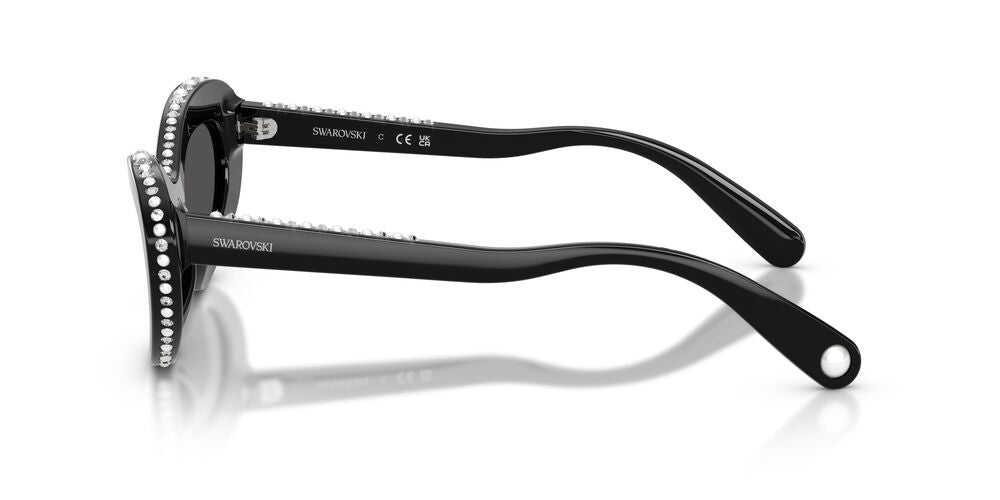 Anteojos De Sol Swarovski 0SK6061U Gris/Negro