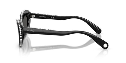 Anteojos De Sol Swarovski 0SK6061U Gris/Negro