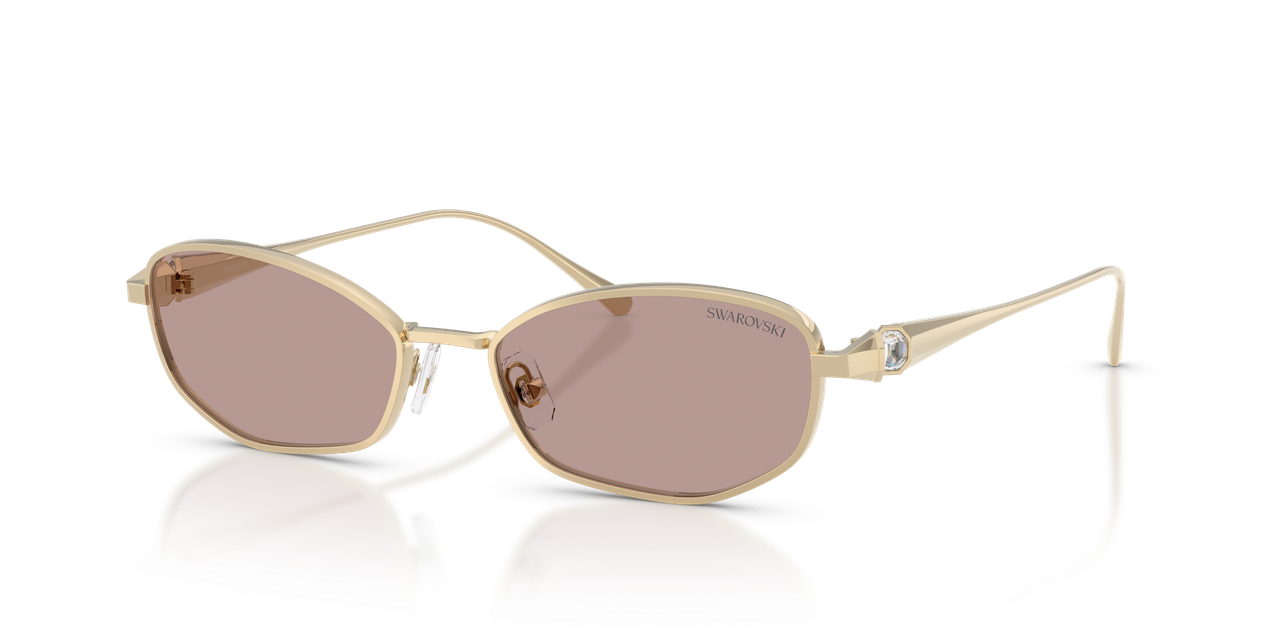 Anteojos De Sol Swarovski 0SK7042 Violeta/Dorado