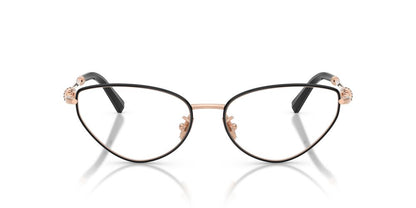Anteojos Ópticos Tiffany 0TF1172B Black On Rose Gold Oro Rosa