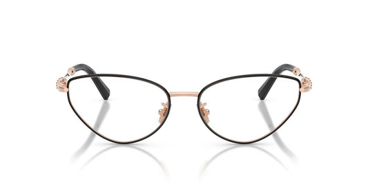 Anteojos Ópticos Tiffany 0TF1172B Black On Rose Gold Oro Rosa