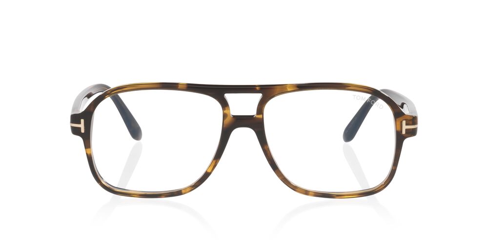 Anteojos Ópticos Tom Ford 0TR002197 Ft6058-B Tortoise Clear Café