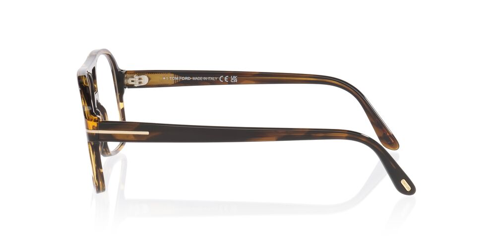 Anteojos Ópticos Tom Ford 0TR002197 Ft6058-B Tortoise Clear Café