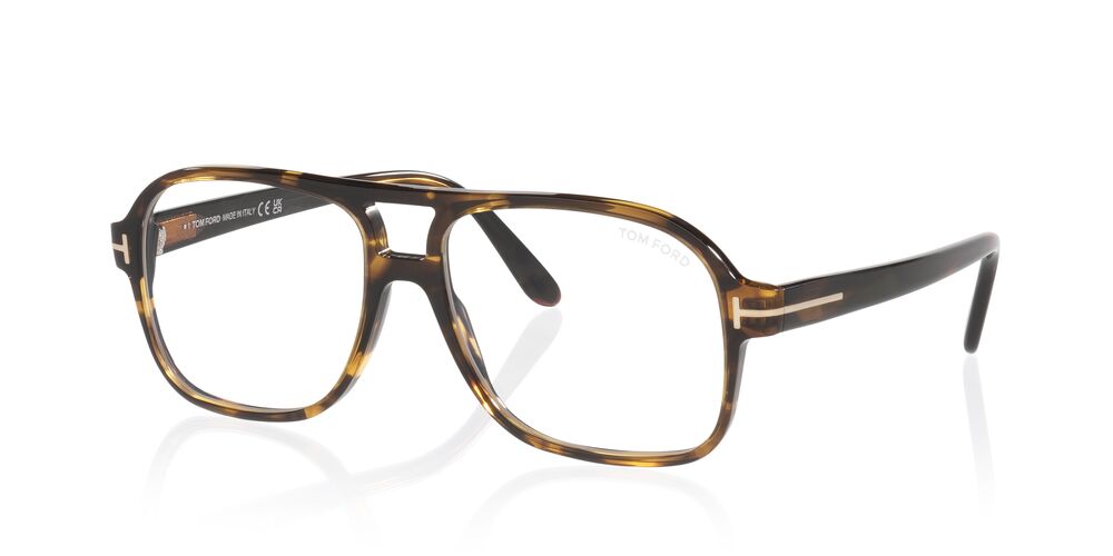 Anteojos Ópticos Tom Ford 0TR002197 Ft6058-B Tortoise Clear Café