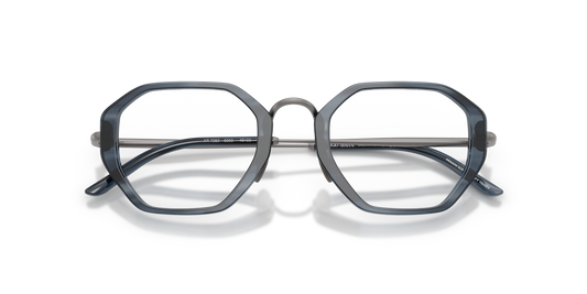 Anteojos Ópticos Giorgio Armani 0AR7282 Striped Smoke Gris