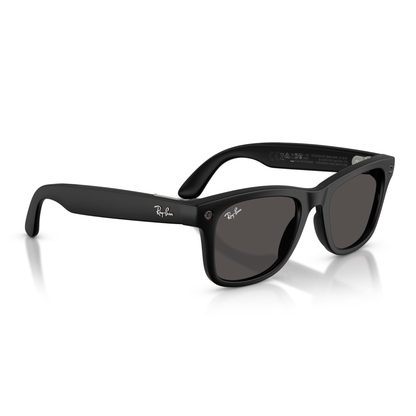 Anteojos de Sol Ray-Ban meta (Gen 3) Wayfarer Large Negro Mate