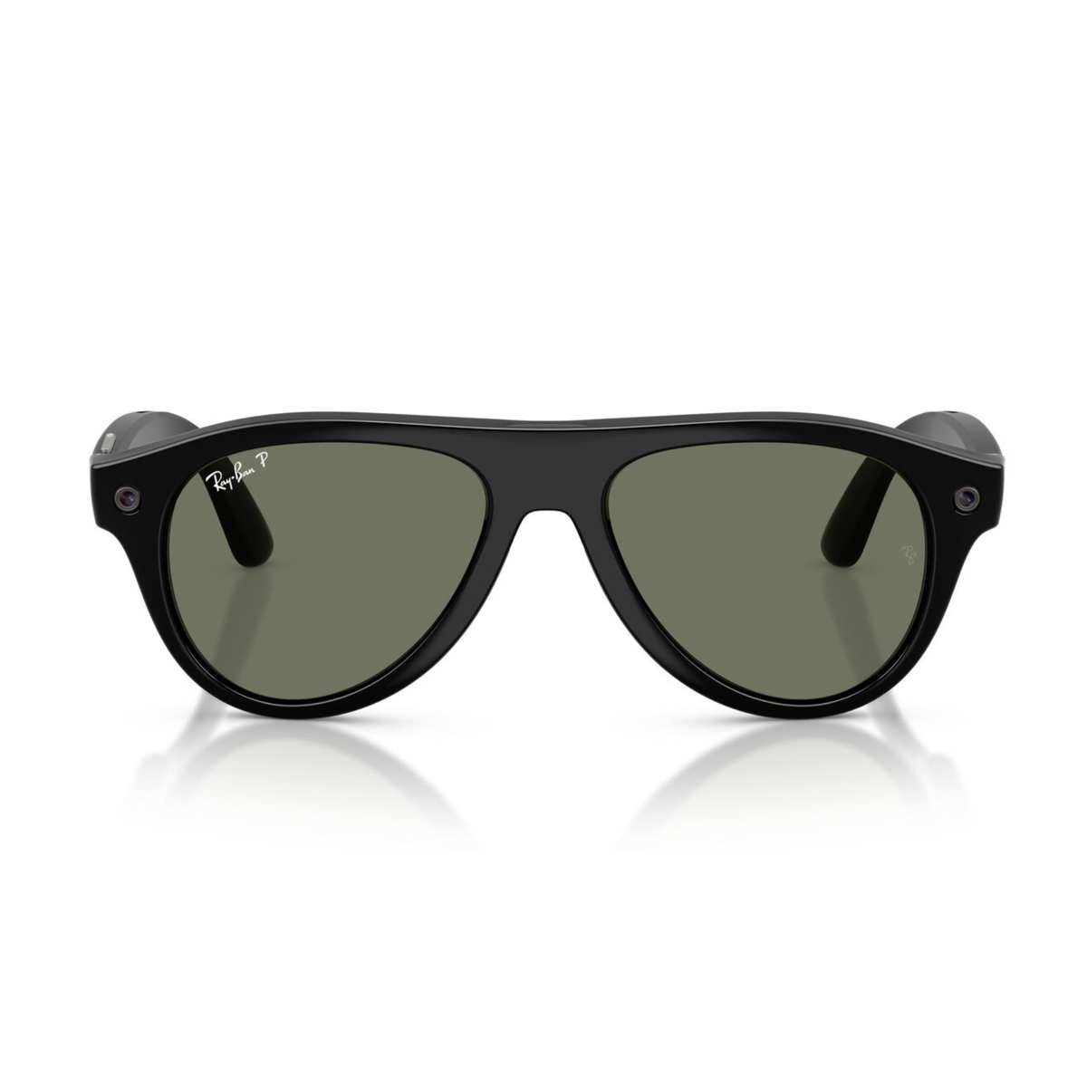 Anteojos de Sol Ray-Ban meta (Gen 3) Aviator Polarizado Shiny Black