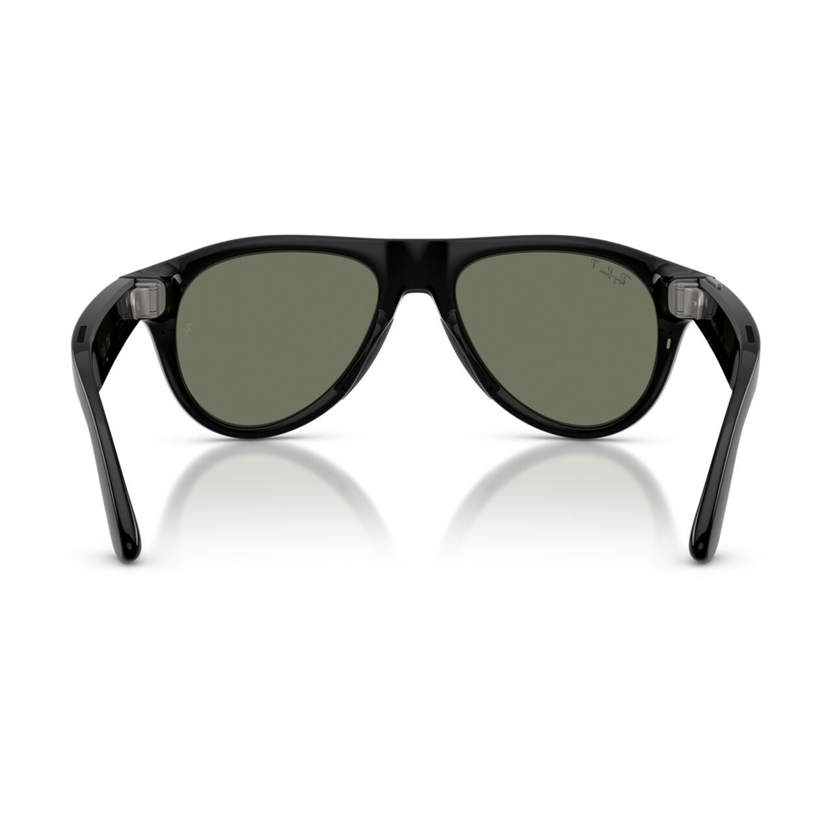 Anteojos de Sol Ray-Ban meta (Gen 3) Aviator Polarizado Shiny Black