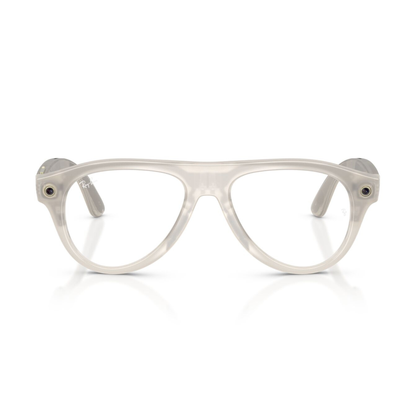 Anteojos de Sol Ray-Ban meta (Gen 3) Aviator Transitions Milky Warm Beige