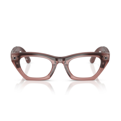 Anteojos de Sol Ray-Ban meta (Gen 3) Zena Transitions Milky Pink Blush