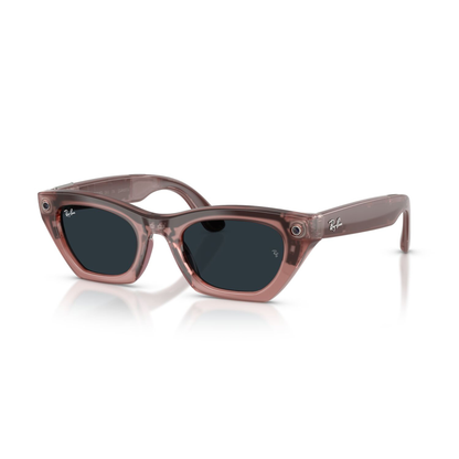 Anteojos de Sol Ray-Ban meta (Gen 3) Zena Transitions Milky Pink Blush