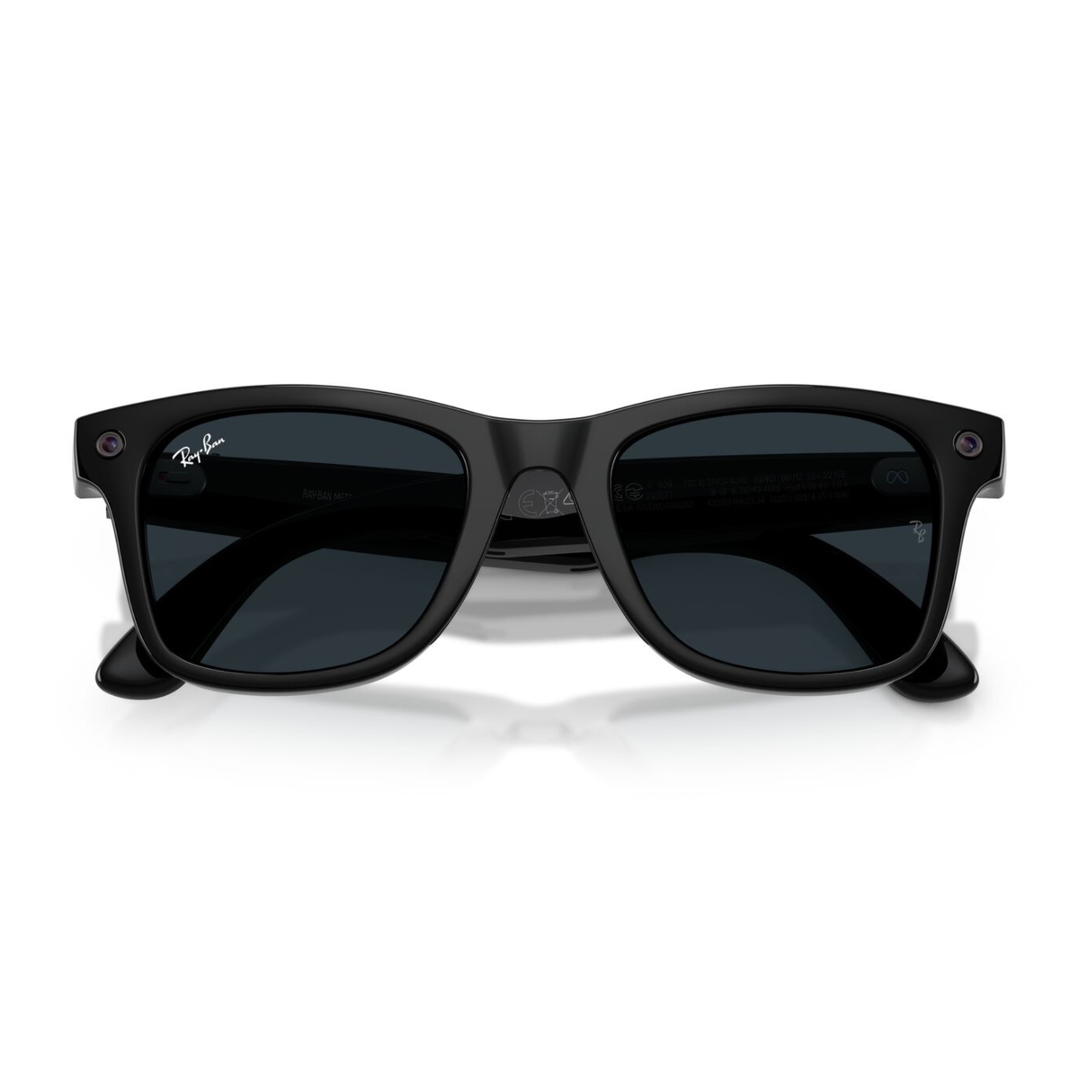 Anteojos de Sol Ray-Ban meta (Gen 3) Wayfarer Large Transitions Shiny Black