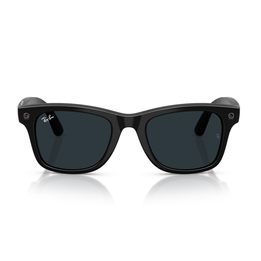 Anteojos de Sol Ray-Ban meta (Gen 3) Wayfarer Transitions Shiny Black