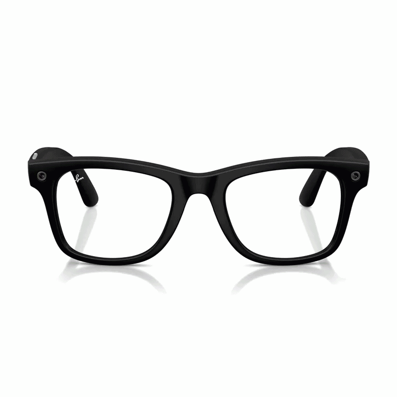 Anteojos de Sol Ray-Ban meta (Gen 3) Wayfarer Large Transitions Negro Mate
