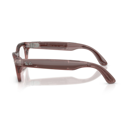 Anteojos Ópticos Ray-Ban meta (Gen 3) Zena Transparente Pink Blush