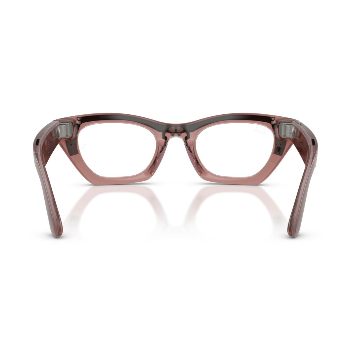 Anteojos Ópticos Ray-Ban meta (Gen 3) Zena Transparente Pink Blush