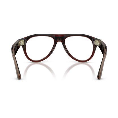 Anteojos Ópticos Ray-Ban meta (Gen 3) Aviator Transparente Beige