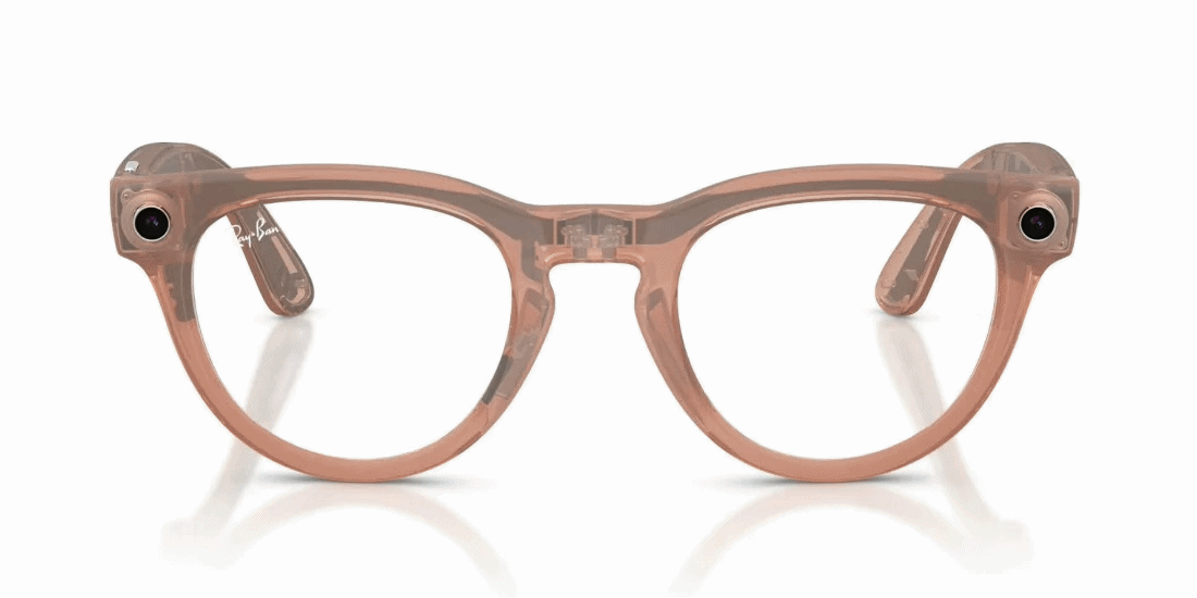 Anteojos De Sol Ray-Ban Meta 0RW4013 Headliner Transitions Gris/Durazno