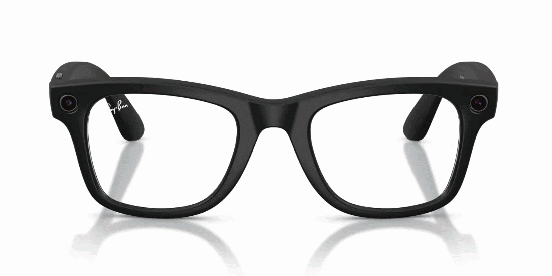 Anteojos De Sol Ray-Ban Meta 0RW4012 Wayfarer Transitions Gris/Negro