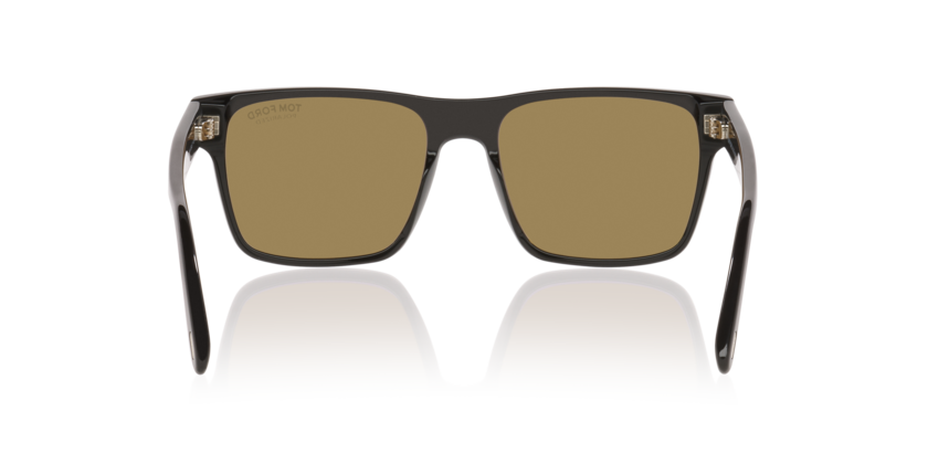 Anteojos De Sol Tom Ford TR001981 Calder Black Shiny Brown Polar Marron/Negro
