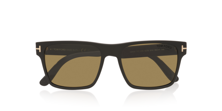 Anteojos De Sol Tom Ford TR001981 Calder Black Shiny Brown Polar Marron/Negro