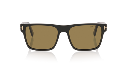 Anteojos De Sol Tom Ford TR001981 Calder Black Shiny Brown Polar Marron/Negro
