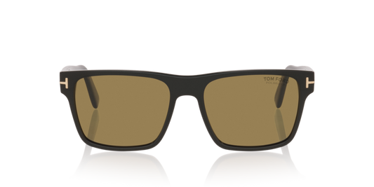 Anteojos De Sol Tom Ford TR001981 Calder Black Shiny Brown Polar Marron/Negro