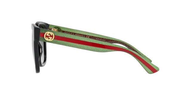 Anteojos De Sol Gucci 0GC001660 Gg0034Sn Verde/Negro