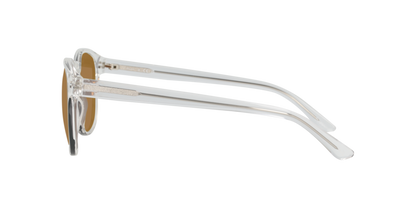 Anteojos De Sol Seen NE6077 Transparent Crystal Clear Brown Mirror Gold Café/Transparente